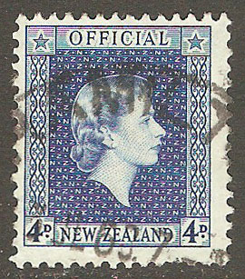 New Zealand Scott O104 Used